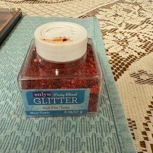 Red glitter